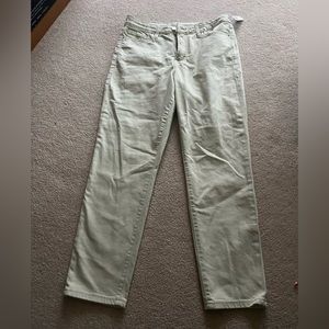 Brand NWT Old Navy Cream Slim Straight/Skinny Jeans Size 10